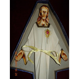 Figura Religiosa Sagrado Corazon De Jesus Con Caja