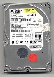 Disco Rigido Western Digital 30 Gb - Wd300ab -leer No Func