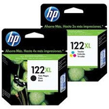 Kit Cartucho Hp 122xl Color E Preto Alto Rendimento