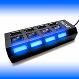 Hub Usb 2.0 4 Portas Pendrive Mouse Teclado Velocidade Chave