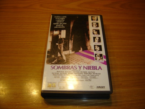 Sombras Y Niebla Vhs Argentina Woody Allen Madonna Farrow