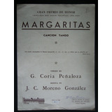 Partitura Margaritas Tango Coria Peñaloza - Moreno González