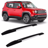 Rack Teto Longarina Jeep Renegade 2015 2016 Preto 2 Peças