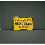 Placa De Licenciamento Bicicleta Antiga Hercules