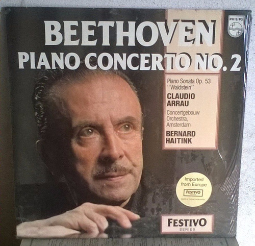 Beethoven Arrau Concierto Nº 2 Sonata Nº 21 Vinilo Importado