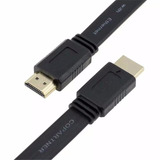 Cable Hdmi 10 Mts Plano Negro Televisor Ps4 Xbox 3d 1.4v