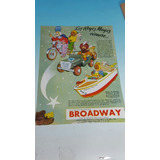 Antiguo Juguete Publicidad Rodados Broadway-año 1950-