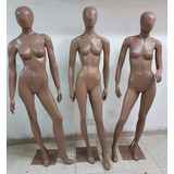 Maniquies Fibra De Vidrio Mano De Goma Tostado