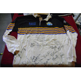 Camiseta Rugby Leeds Tykes Autografiada Orig Consult Stock.