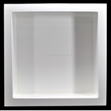 Nicho Quadrado Duplo 40x40x20 Branco Mdf - Madeira