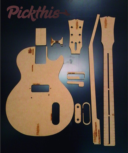 Plantilla Guitarra Les Paul Jr Single Cut - Luthier -