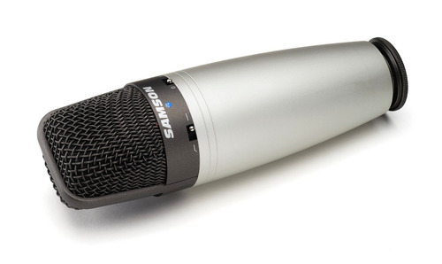 Microfono Condenser De Estudio Samson C03 Profesional Valija