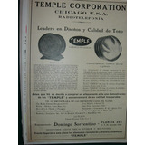 Clipping Antiguo Publicidad Radio Radios Parlantes Temple