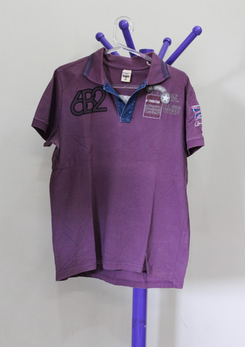 Camisa Polo, Marca Bgo, Tamanho M, Algodão