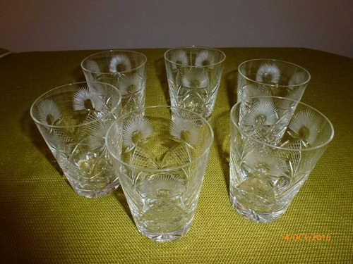Vasos De Cristal Tallado Para Whisky