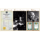 Lienzo Tela Albert Einstein Premio Nobel Calificaciones Foto