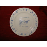 Plato De Porcelana Uruguaya C/ Enganche