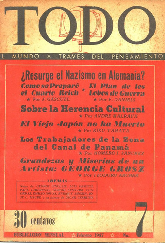Revista  Todo  Nº 7   -  Año 1947