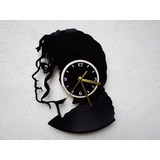 Reloj De Disco Vinilo Vinil Acetato Lp Michael Jackson