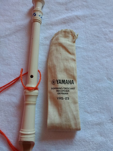Flauta Doce Yamaha Yrs23 G Germânica Usada Em Ótimo Estado.