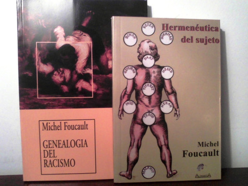 Foucault 2 Libros Nuevos Genealogía Del Racismo Hermenéutic