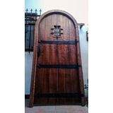 Atelier Puerta Entrada Antigua Cedro Medieval 1.05 X 2.17