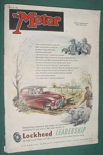 Revista Americana The Motor 1953 Bristol 403 Saloon Fiat 110