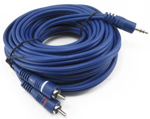Cable Rca 4m Audio Mini Plug 3.5 Estereo A 2 Rca Sup.calidad