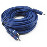 Cable Rca 4m Audio Mini Plug 3.5 Estereo A 2 Rca Sup.calidad