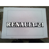 Insignia Baul Renault 21 Autoadhesiva