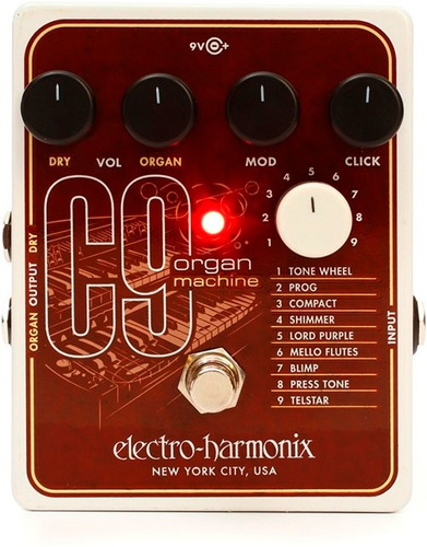 Pedal Para Guitarra Electro Harmonix C9 Organ Machine