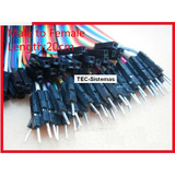 40 Cables De Colores Dupont Macho Hembra Ideal Arduino Pic