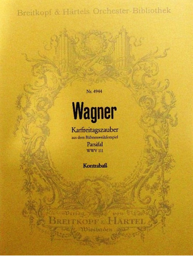 Partitura Wagner Parsifal Wwv 111 - Contra Baixo Nr. 4944