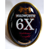 Cartel Publicidad Cerveza Inglesa Wadworth Bronce Esmaltado