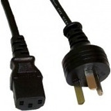 Cable Power Alimentacion Interlock 3 Patas Pc Monitor 3x0.75