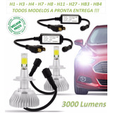 10 Kit Xenon Lampada Super Led H1 H3 H4 H7 H11 6000k