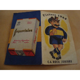 Antig Fixture 1944 Boca Futbol Cigarrillos Imparciales