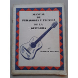 Manual De Pedagogia Y Tecnica De La Guitarra Alberto Falcone