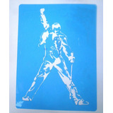 Stencil Plantilla Queen Freddie Mercury 25cm X 36cm