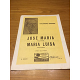 Jose Maria Maria Luisa Partitura Para Guitarra Vals Spinardi