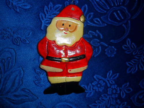 Papá Noel Antiguo De Cerámica. 