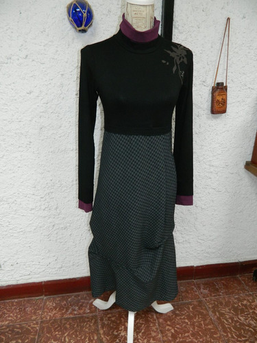 Vestido Estilo Linea Desigual/ Vintage