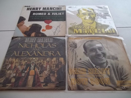 Lote 4 Vinil Compacto Ep - Henry Mancini Jazz Classica Raro