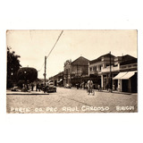 Cartao Postal Fotografico Pç Raul Cardoso Birigui Sp Anos 50