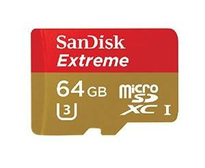 Sandisk Extreme 64gb Microsdxc Uhs-1 Card Con Adaptador (sds