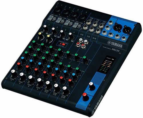 Consola Mixer Mesa Yamaha Mg10 10 Canales Nueva Garantía