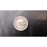 Moneda Curazao 1/4 Gulden 1947 Plata  0.45 (x18