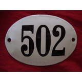 502 Numero Enlozado Para Casa Antiguo Nunca Colocado