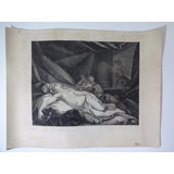 Antiga Gravura / Buril Le Vilain, Gerard René, Ca. 1740-1836