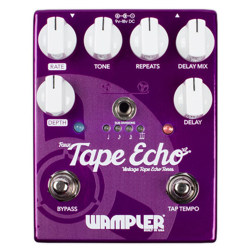 Wampler Faux Tape Echo Delay V2 - Pedal Delay Guitarra